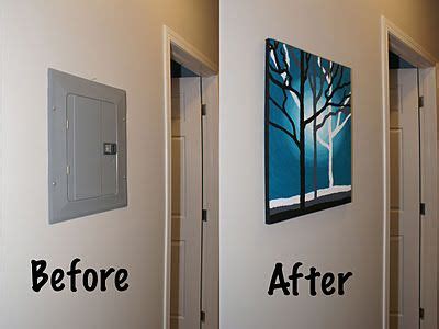 how to cover electrical box on wall with frp|diy electrical box covers.